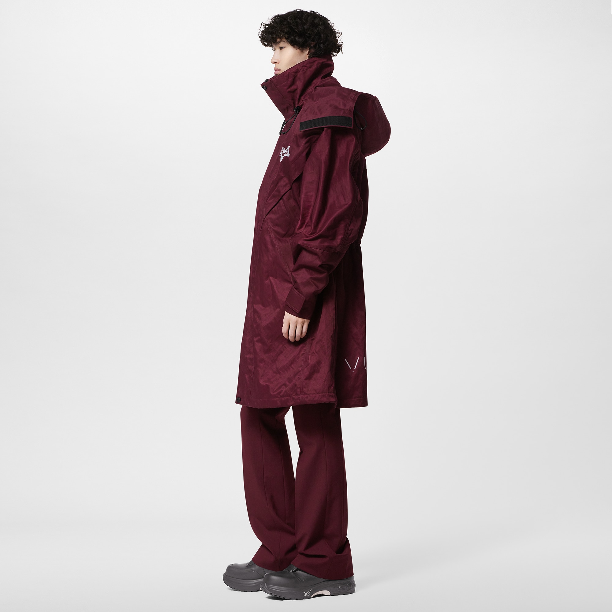 Next burgundy best sale technical parka